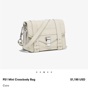 Proenza Schouler - PS1 Mini Crossbody Bag - Pale Blue